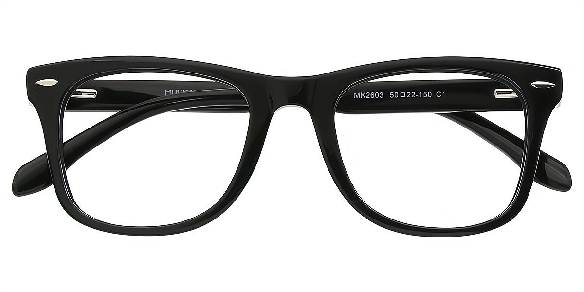 Black Butterfly Hipster Oversized Acetate Eyeglasses