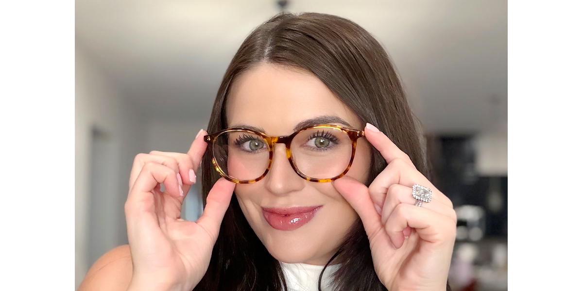 Tortoise Oval Simple Acetate Eyeglasses