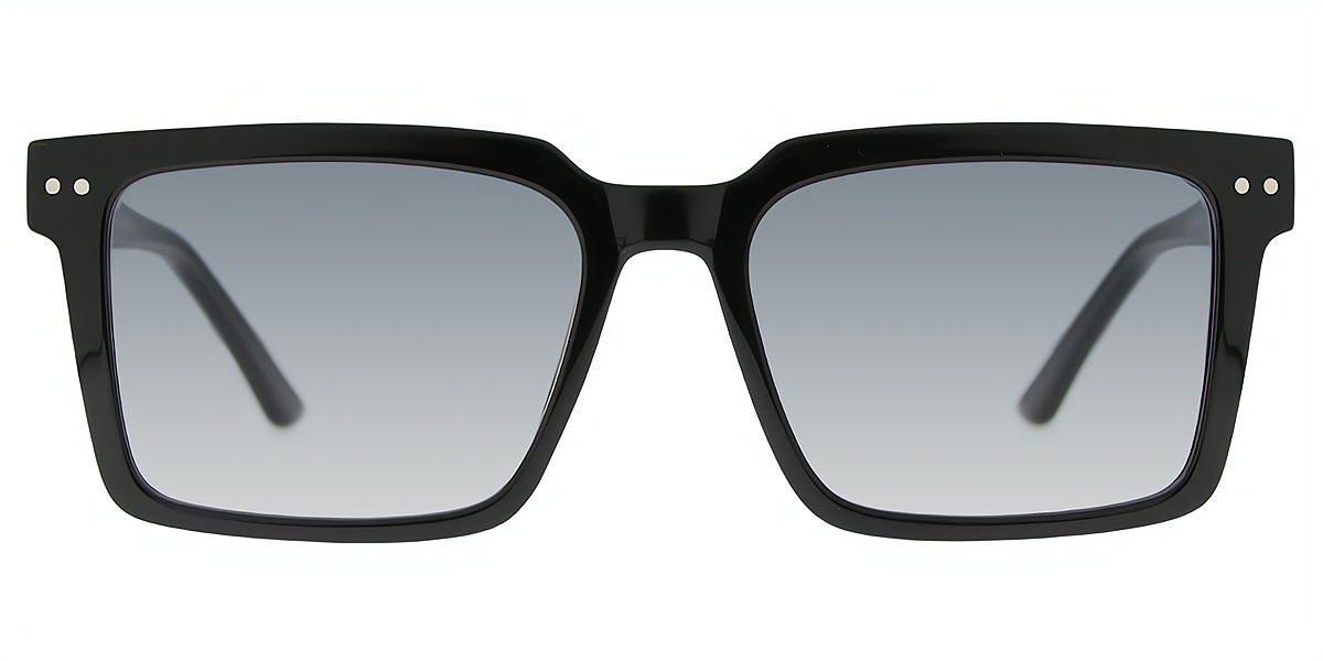 Black Square Oversized TR90 Eyeglasses