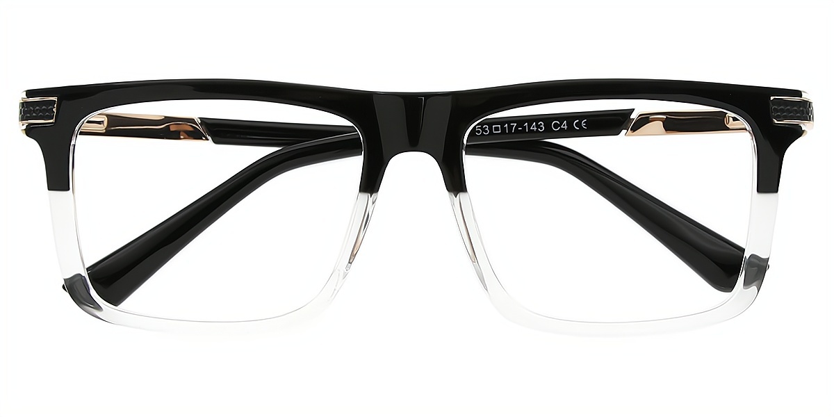 Mix Square Oversized TR90 Eyeglasses