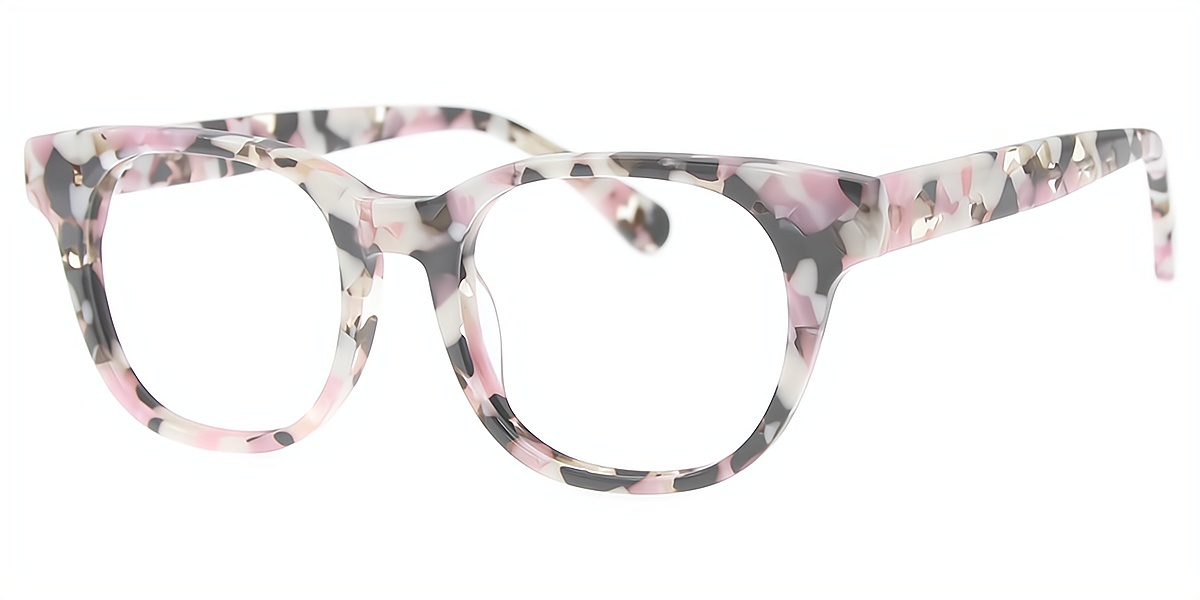Floral Cat Eye Fancy Metal Eyeglasses