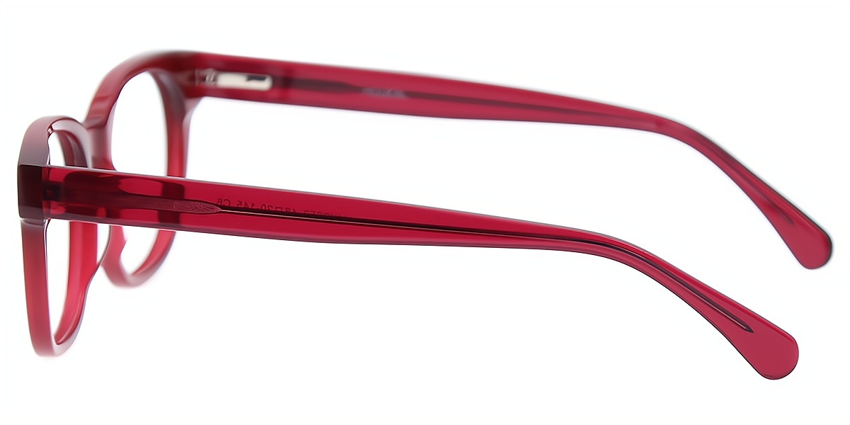 Red Cat Eye Fancy Acetate Eyeglasses