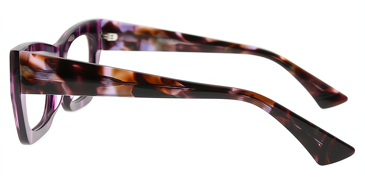 Purple Butterfly Geek-Chic Acetate Eyeglasses