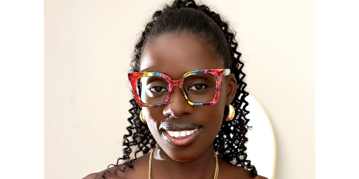 Multicolor Geometric Unique Plastic Eyeglasses
