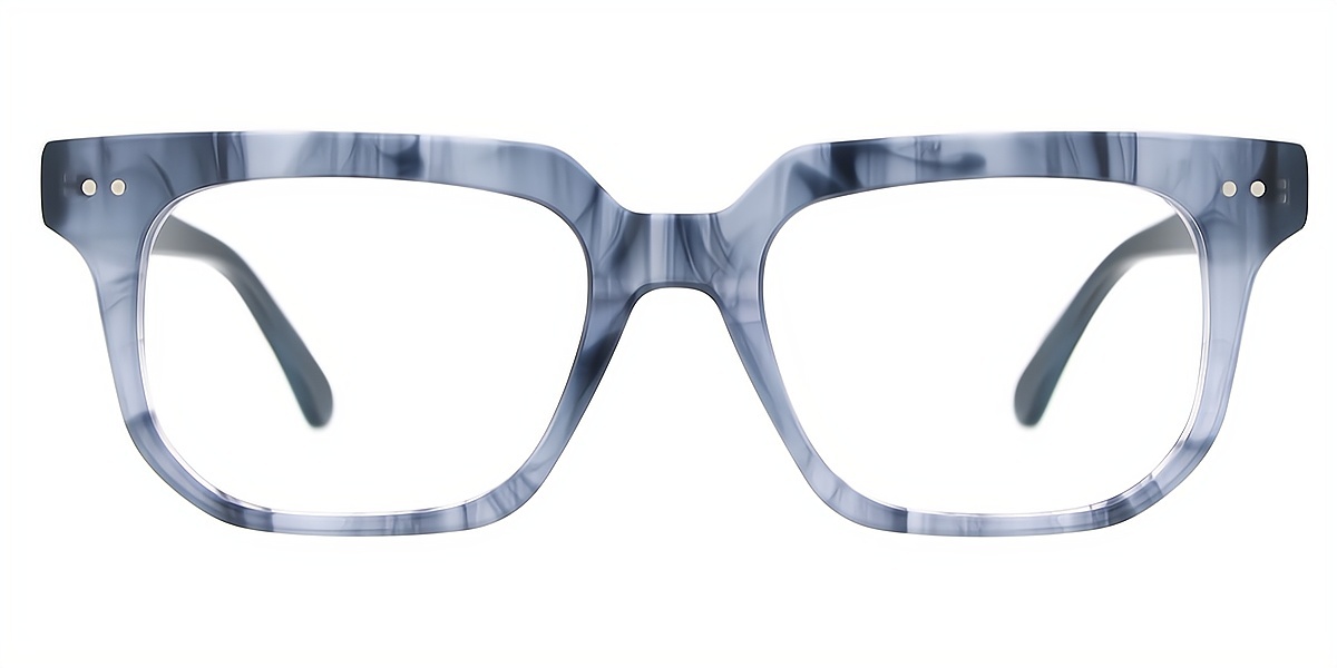 Mix Horn Oversized Wide Acetate Eyeglasses