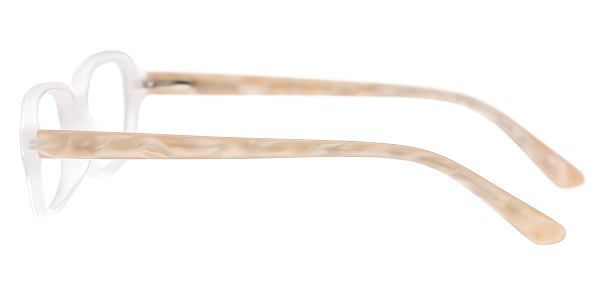 Clear Rectangle Simple Unique Acetate Eyeglasses