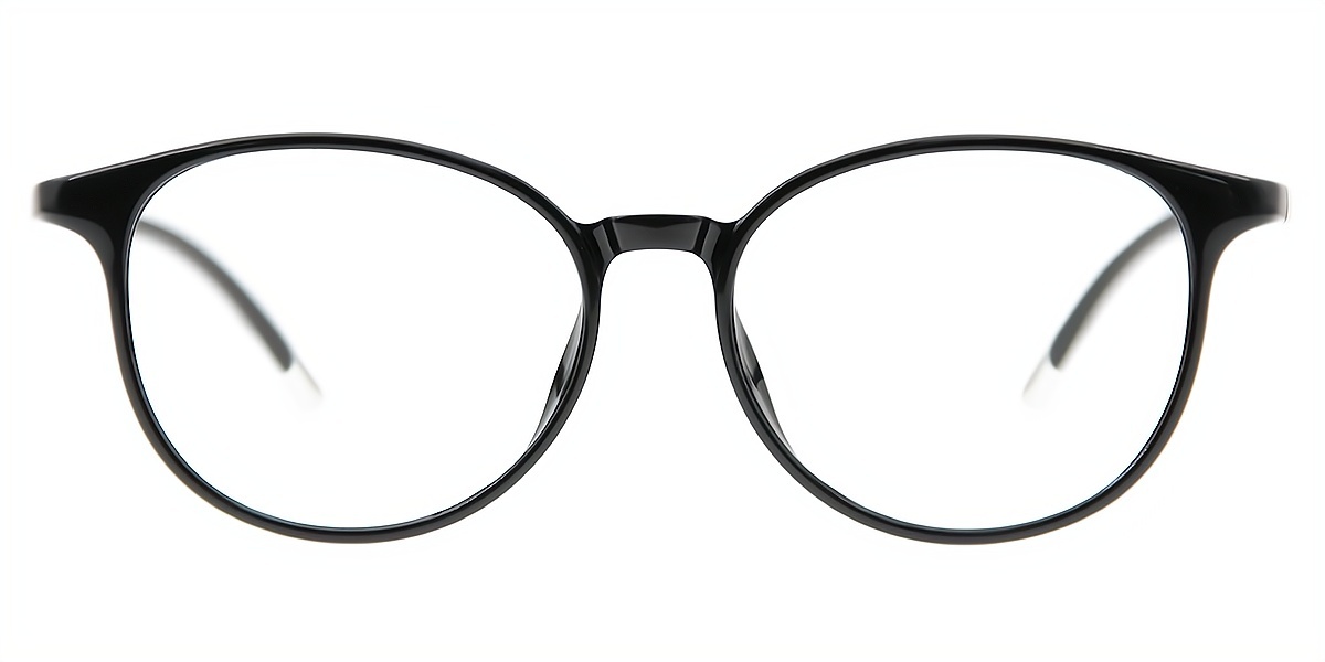 Black Oval TR90 Eyeglasses