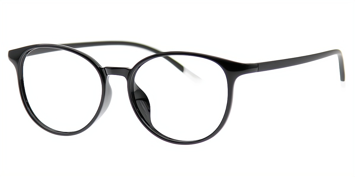 Black Oval TR90 Eyeglasses