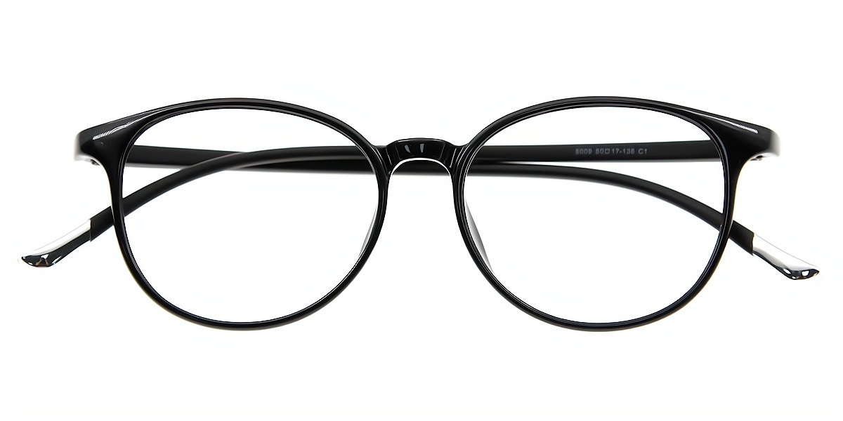 Black Oval TR90 Eyeglasses