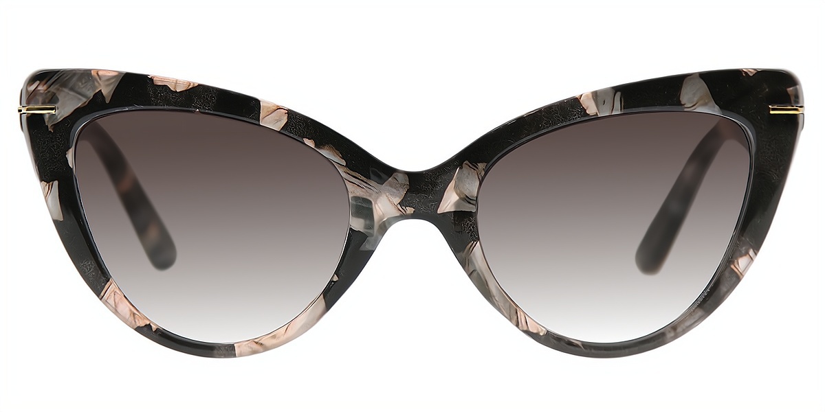 Floral Cat Eye Classic Oversized TR90 Eyeglasses