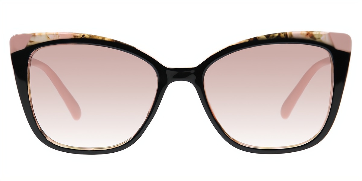 Pink Black Cat Eye Modish TR90 Eyeglasses