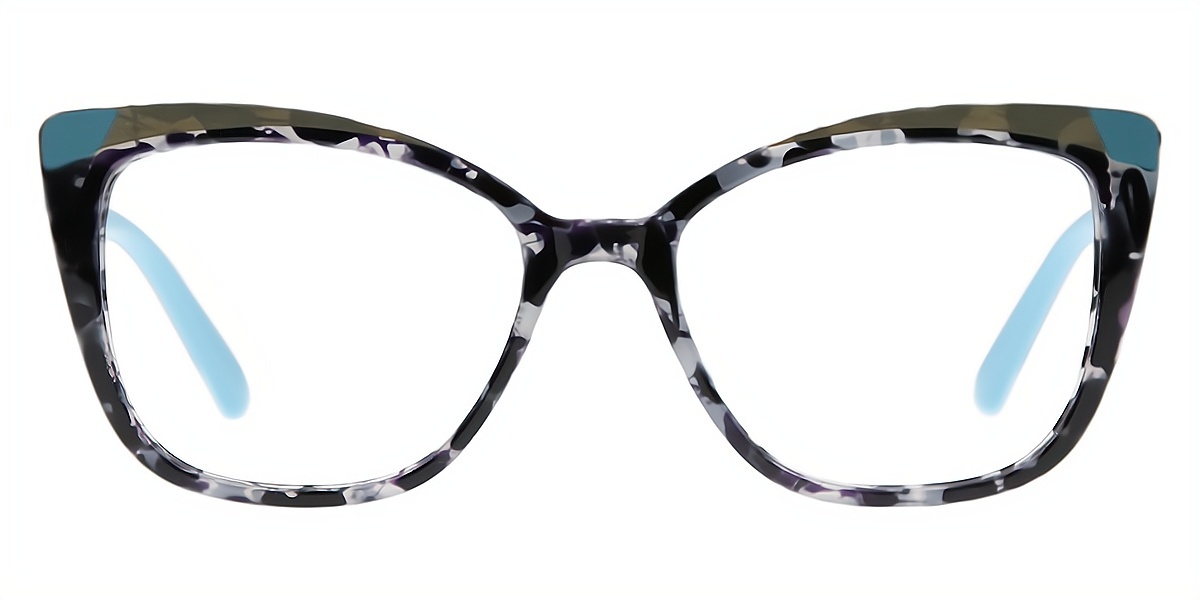 Blue Black Cat Eye Modish TR90 Eyeglasses