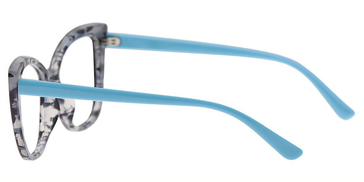 Blue Black Cat Eye Modish TR90 Eyeglasses