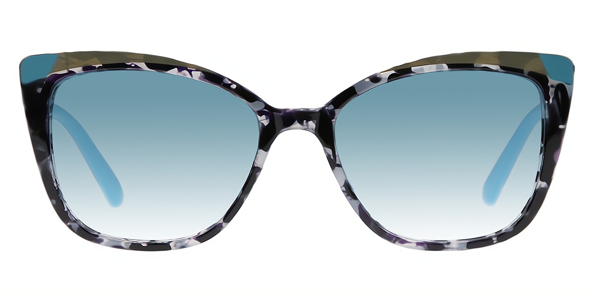 Blue Black Cat Eye Modish TR90 Eyeglasses