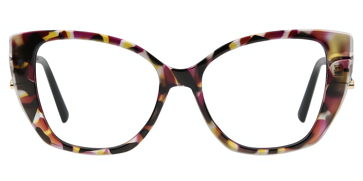 Mix Butterfly Modish Mixed Materials Eyeglasses