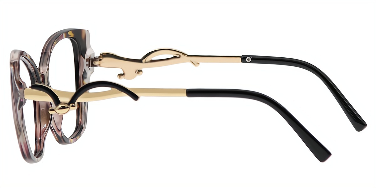 Mix Butterfly Modish Mixed Materials Eyeglasses