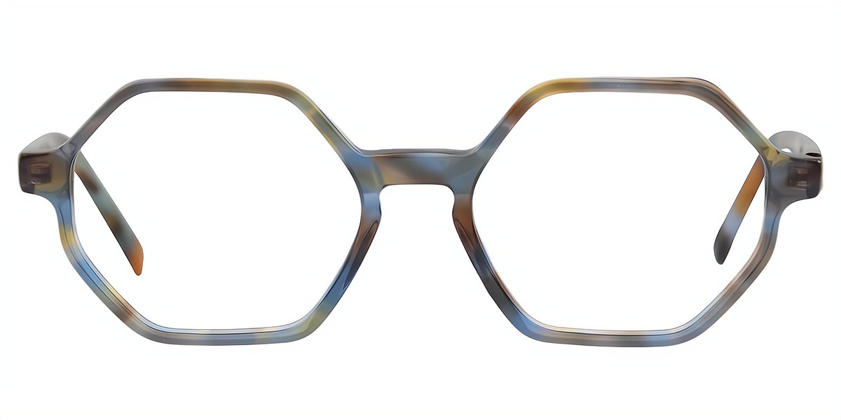 Mix Geometric Geek-Chic Acetate Eyeglasses