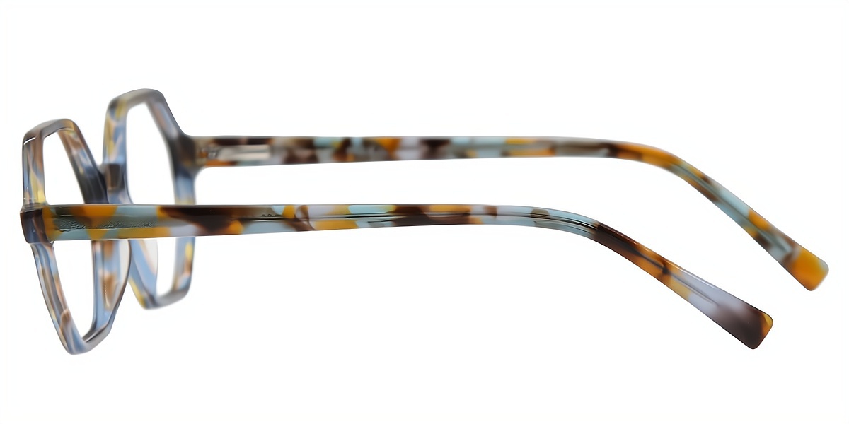 Mix Geometric Geek-Chic Acetate Eyeglasses
