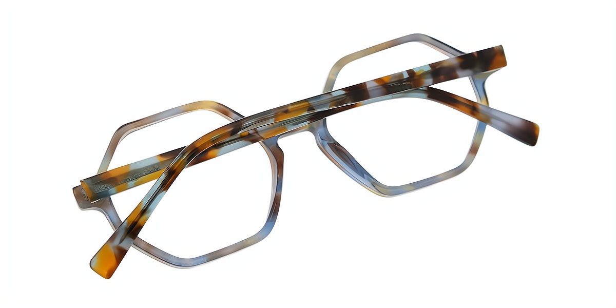 Mix Geometric Geek-Chic Acetate Eyeglasses