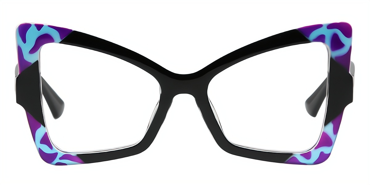 Black Butterfly Modish Plastic Eyeglasses
