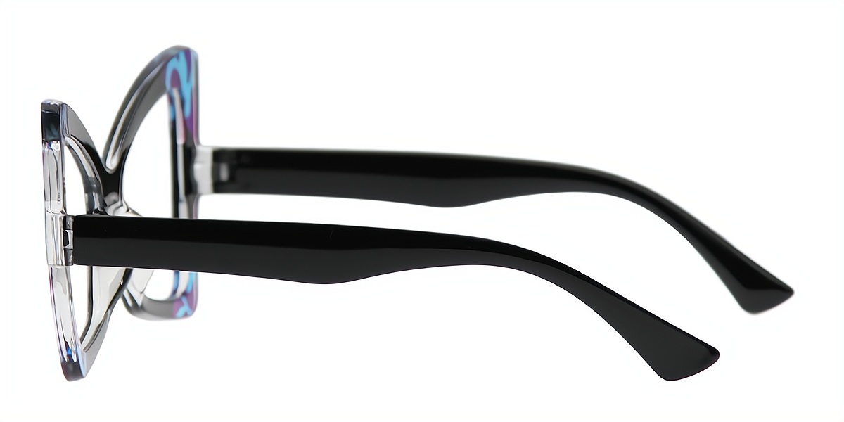 Black Butterfly Modish Plastic Eyeglasses