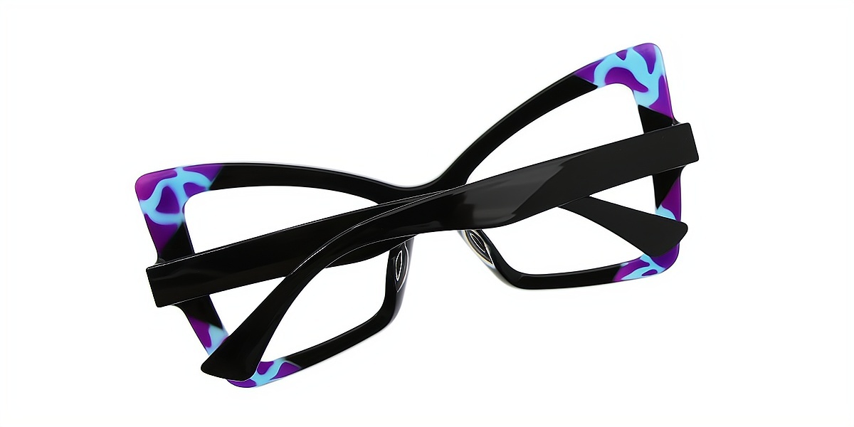 Black Butterfly Modish Plastic Eyeglasses