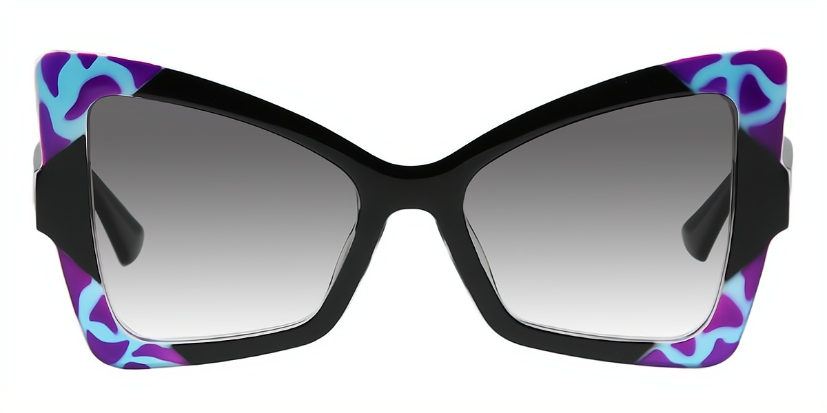 Black Butterfly Modish Plastic Eyeglasses