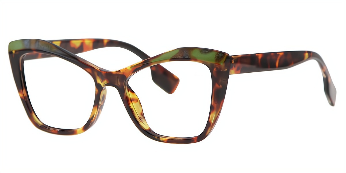 Tortoise Butterfly Modish Plastic Eyeglasses