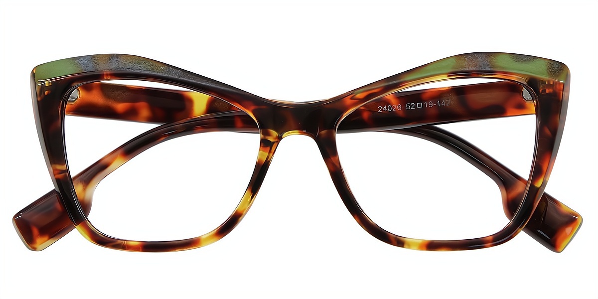 Tortoise Butterfly Modish Plastic Eyeglasses