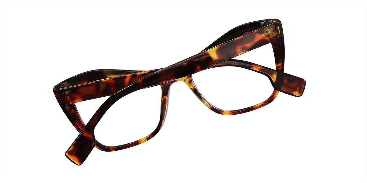 Tortoise Butterfly Modish Plastic Eyeglasses