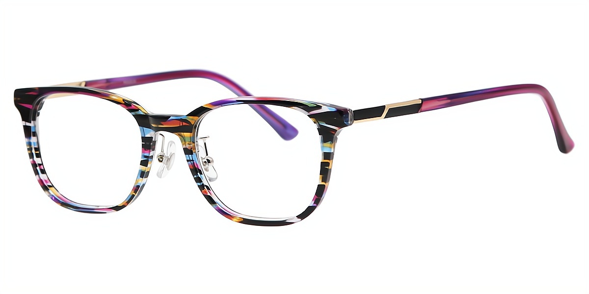 Purple Horn Hipster Acetate Eyeglasses