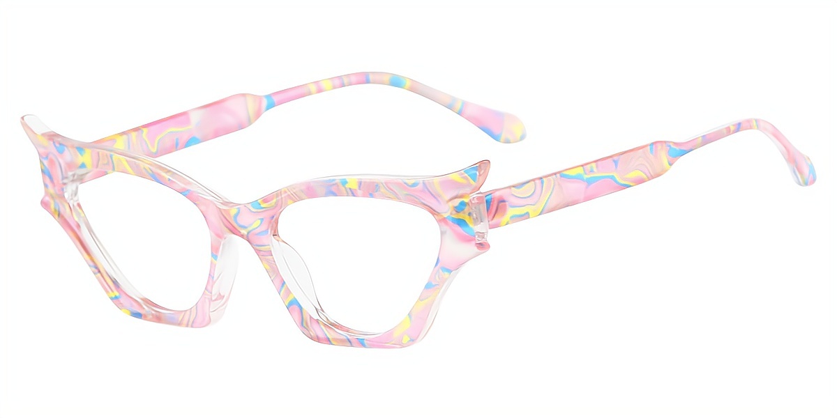 Mix Cat Eye Modish Plastic Eyeglasses