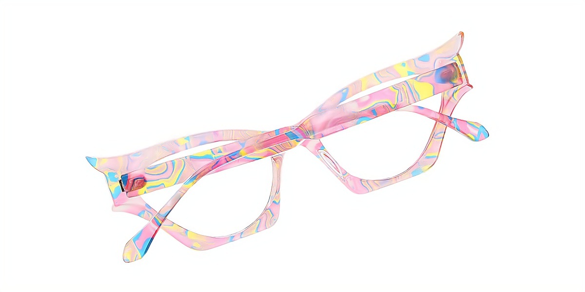 Mix Cat Eye Modish Plastic Eyeglasses