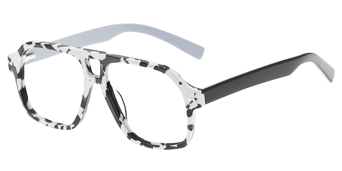 Mix Aviator Classic Oversized Acetate Eyeglasses