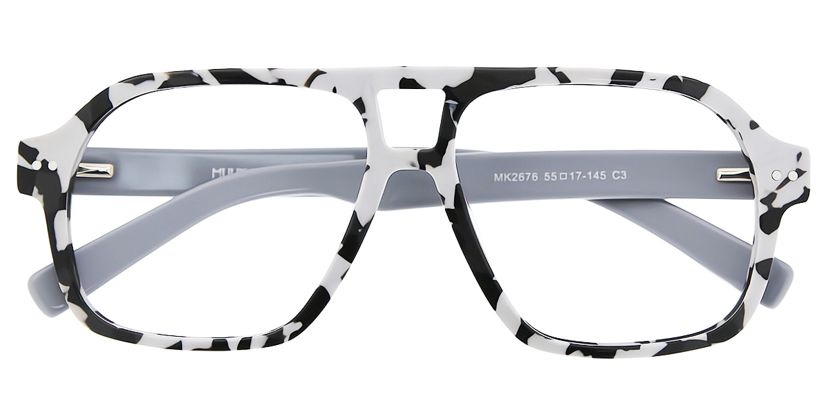 Mix Aviator Classic Oversized Acetate Eyeglasses