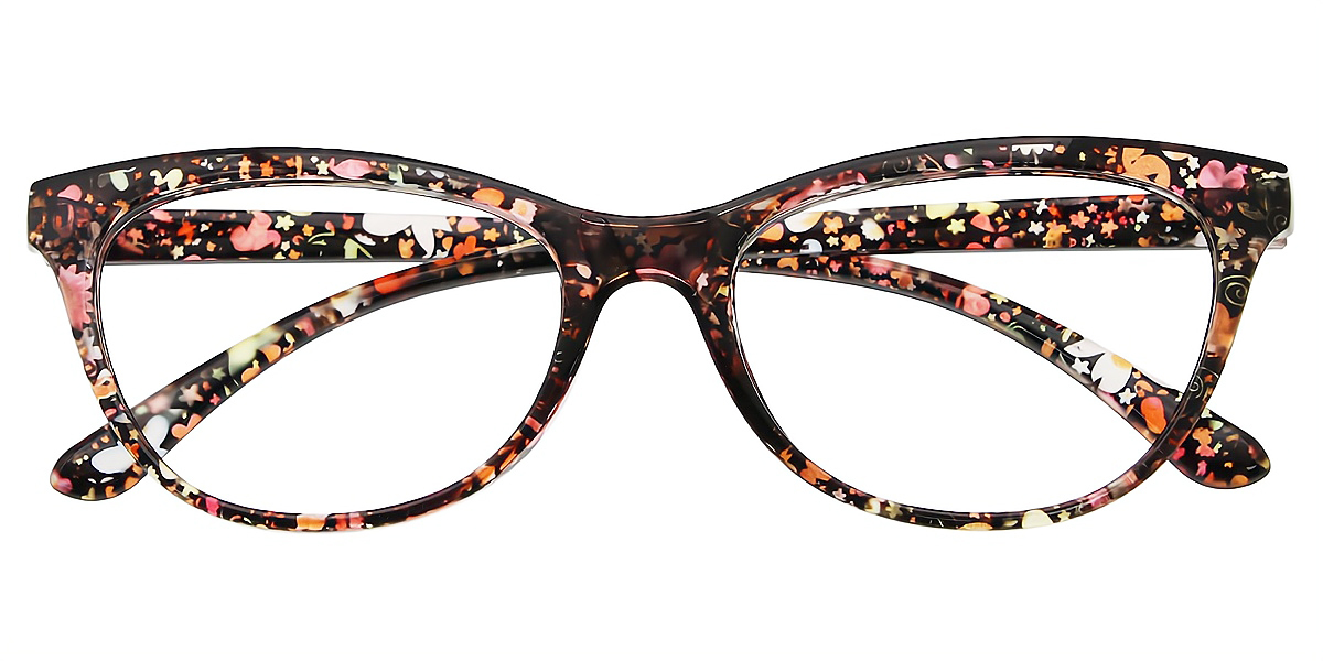 Mix Cat Eye Modish Plastic Eyeglasses