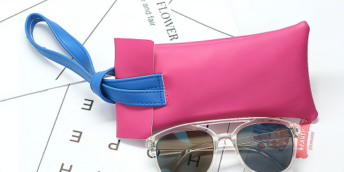 Pu chic glasses bag