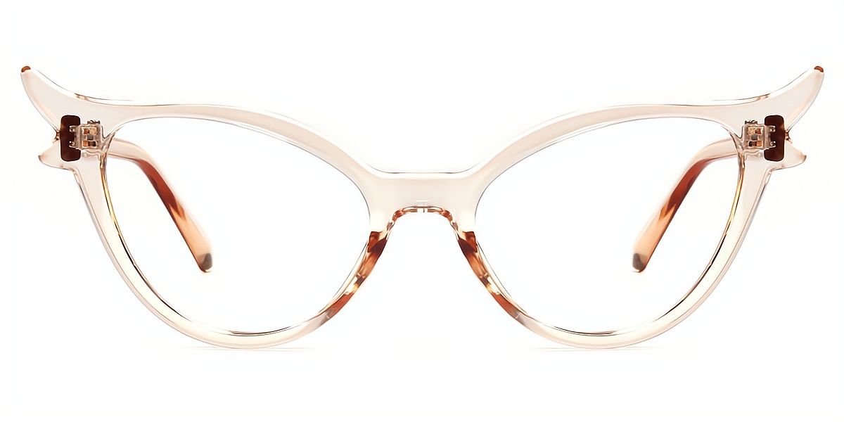 Brown Cat Eye Modish Acetate Eyeglasses