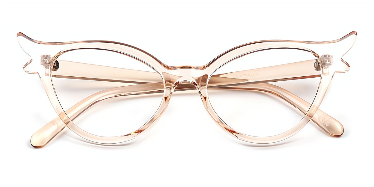 Brown Cat Eye Modish Acetate Eyeglasses