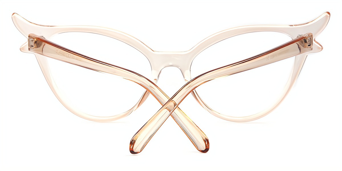 Brown Cat Eye Modish Acetate Eyeglasses