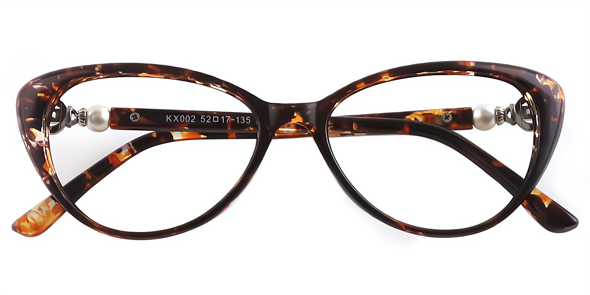 Brown Cat Eye Modish Plastic Eyeglasses