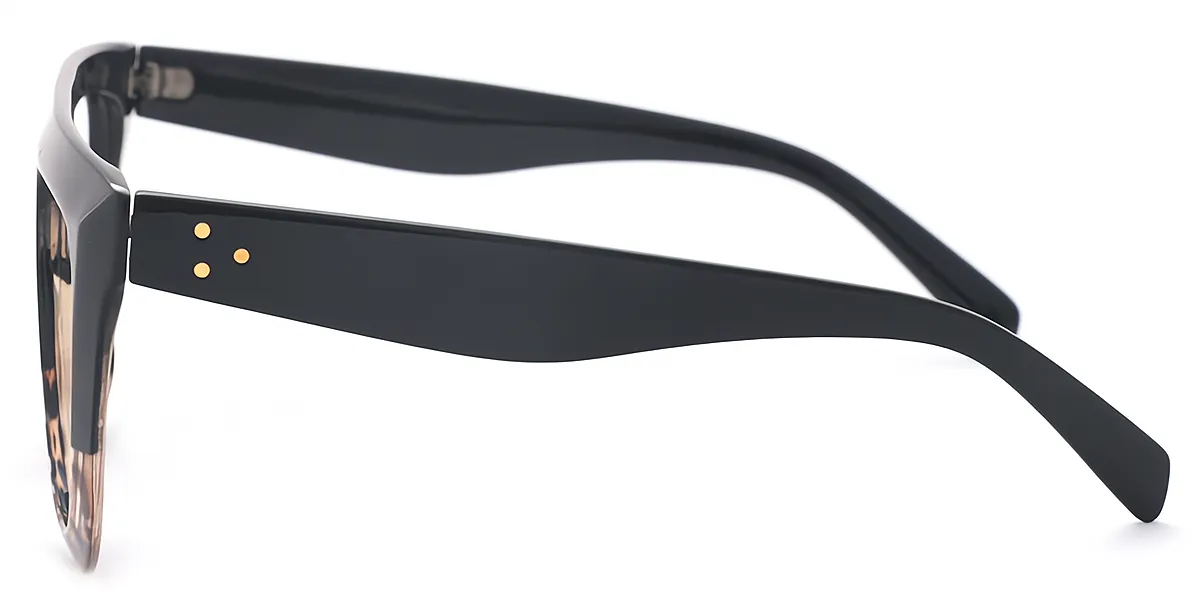 Tortoise Aviator Unique Plastic Eyeglasses