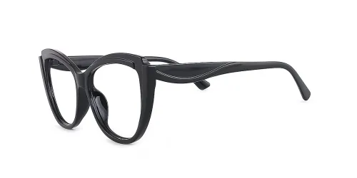 Plastic Cat-Eye Glasses