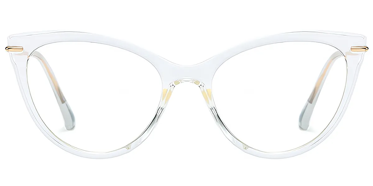 Clear Cat Eye Classic TR90 Eyeglasses