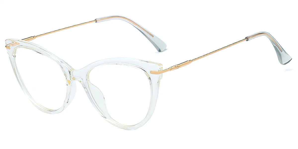 Clear Cat Eye Classic TR90 Eyeglasses