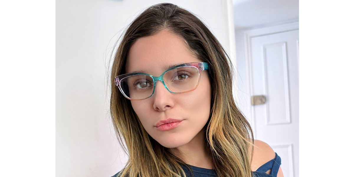Multicolor Rectangle Modish TR90 Eyeglasses