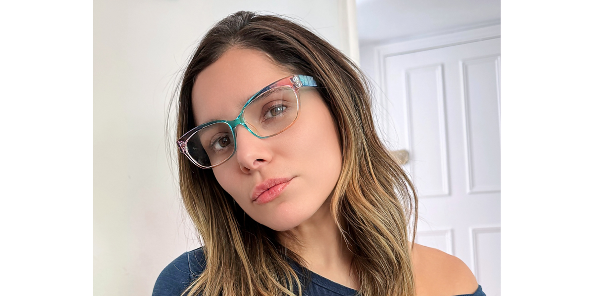 Multicolor Rectangle Modish TR90 Eyeglasses