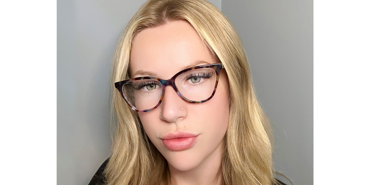 Floral Cat Eye Chic Acetate Eyeglasses