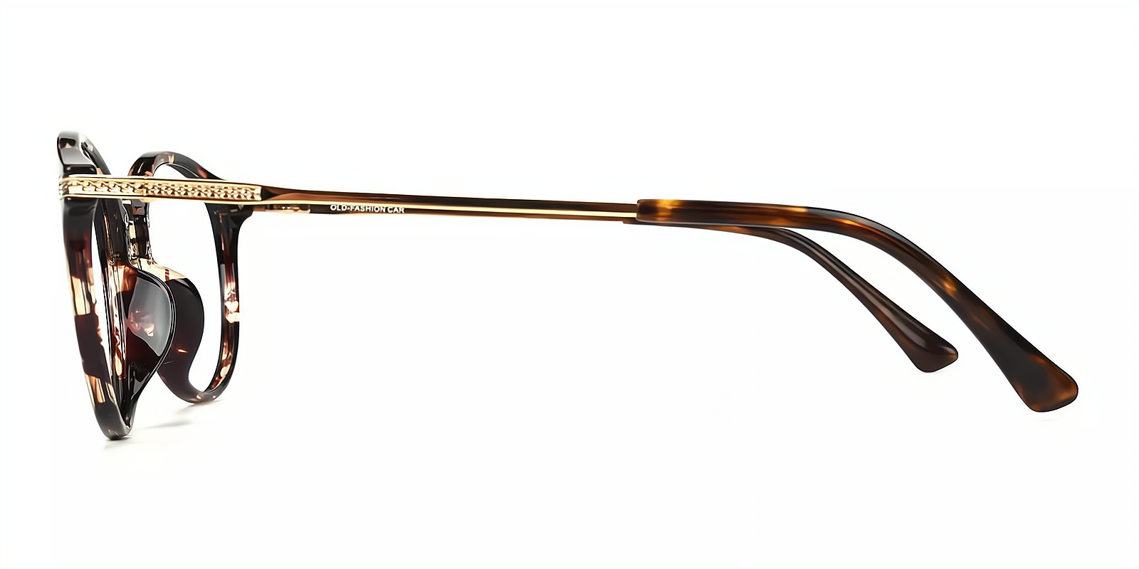 Thera Tortoise Round Exquisite TR90 Eyeglasses | Muukal.com