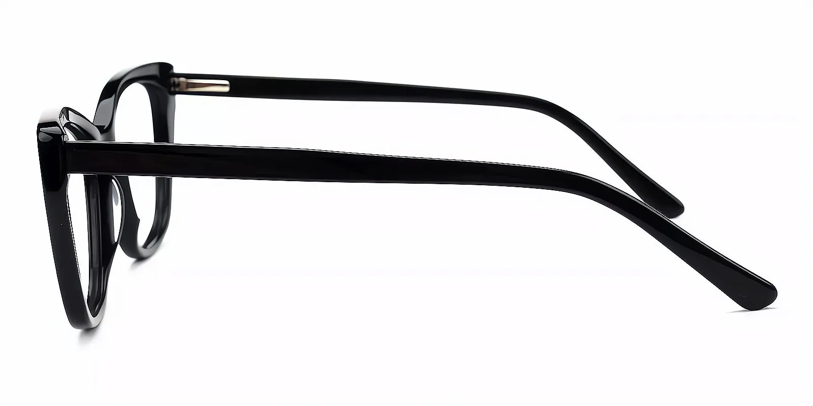 Black Cat Eye Unique Acetate Eyeglasses
